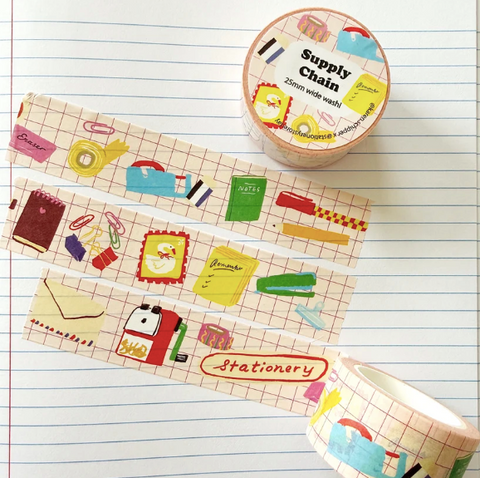 Supply Chain Wide Washi Tape