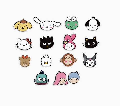 Cutie Friends Sticker Flakes - Pack of 56