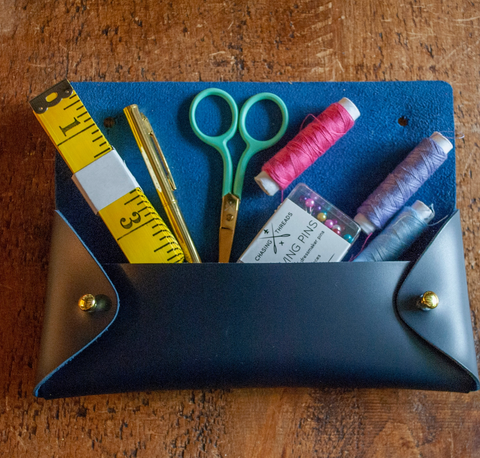 Diy Cross Stitch Kit - Stitch Envelope/Pencil/ Sunglass Case