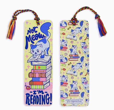 Not Meow I’M Reading Reader Gift Bookmark with Tassel