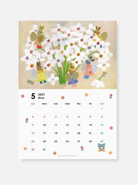 2027 Wall Calendar - Aiko Fukawa