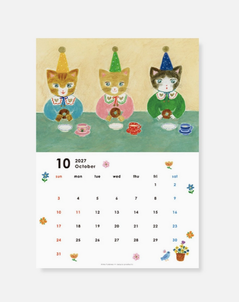 2027 Wall Calendar - Aiko Fukawa