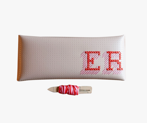 Diy Cross Stitch Kit - Stitch Envelope/Pencil/ Sunglass Case