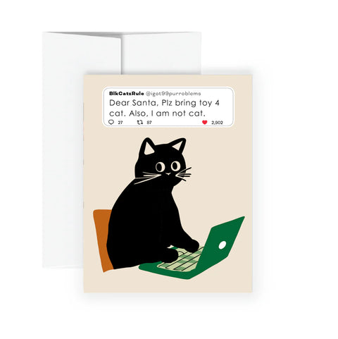 Holiday Boxed Card Set - 12 Holiday Cats