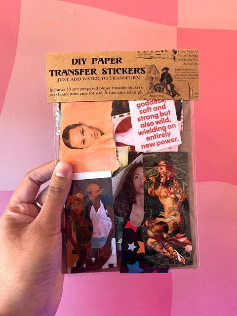DiY Paper Transfer Stickers Kit