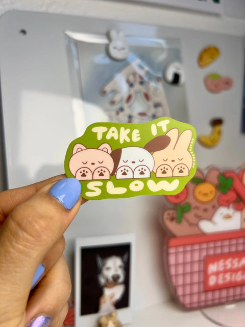 Take It Slow Sticker