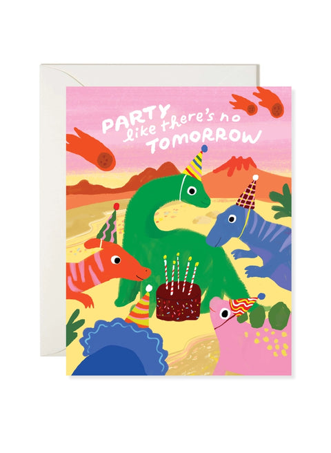 Dinosaur Birthday Greeting Card
