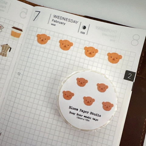 Busy Bear Washi Tape