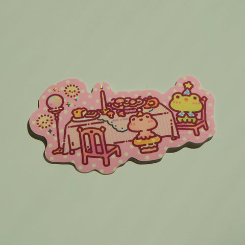 Mizuki & Kira - Bunnie Island Dinner Table Series Foil Sticker