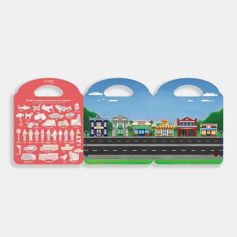 Sí Sabo Town: A Bilingual Reusable Sticker Play Set
