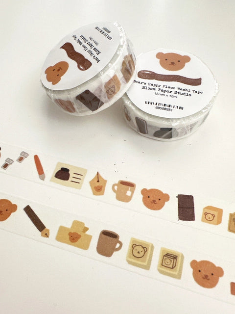Bear's Happy Place Washi Tape