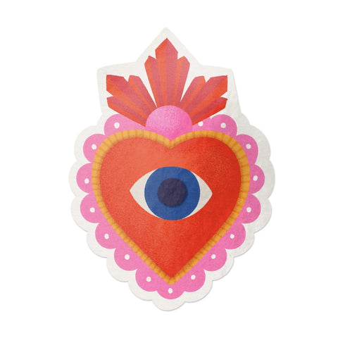 Corazón - Sacred Heart Vinyl Sticker