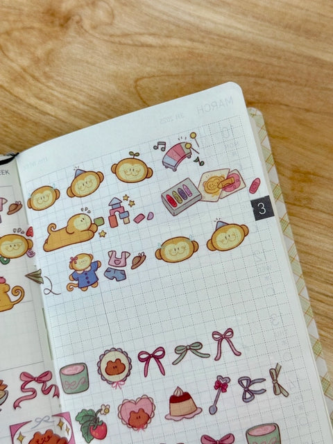 Kumakun Studio Character Washi Tape