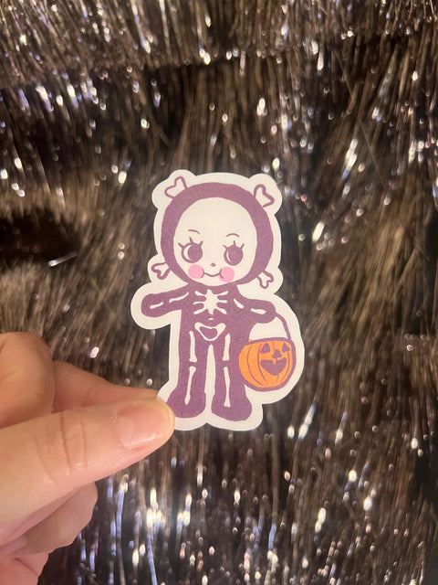 Skeleton Kwepie Sticker