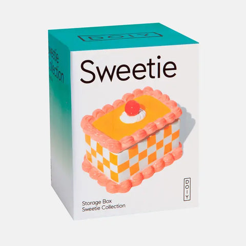 Rectangle Cake Ceramic Storage Box