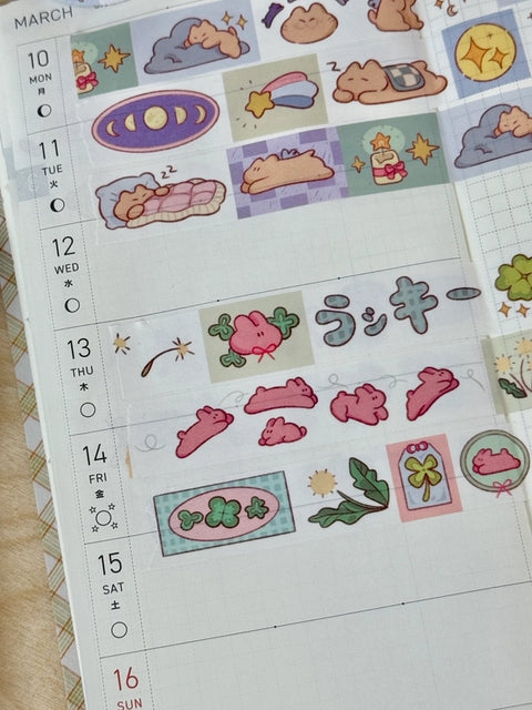 Kumakun Studio Character Washi Tape