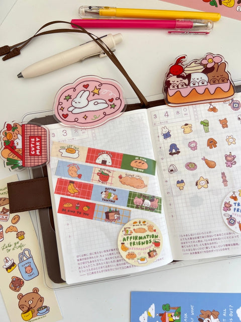 Affirmation Friends Washi Tape