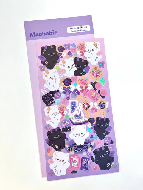 Sticker Sheet - Magical Kitties