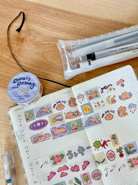 Kumakun Studio Character Washi Tape