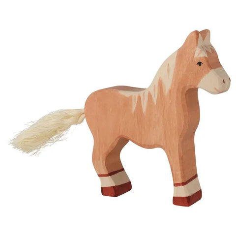 Standing Light Brown Horse