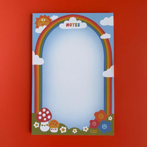 Rainbow Land 4x6 Memo Pad