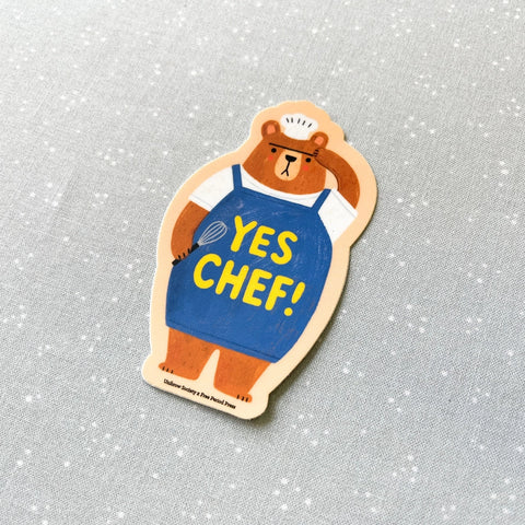 Yes Chef Vinyl Decal Sticker