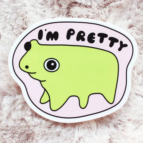 I'm Pretty Frog Sticker