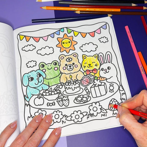 Coloring Book - Magical Moments Whimsical Stress Relief