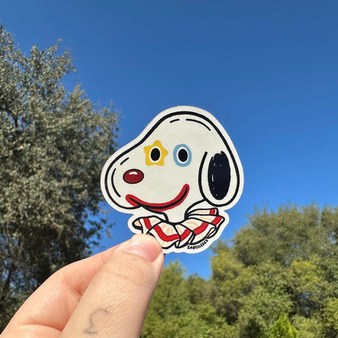 Clown Snoobert | Weatherproof Sticker