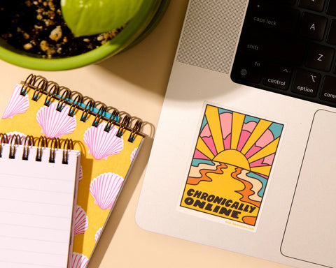Chronically Online Sticker