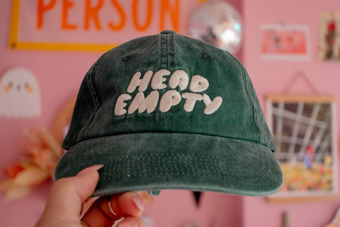Head Empty Baseball Hat