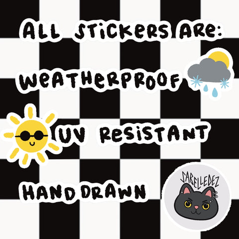 Monarch Immigrant | Weatherproof Sticker