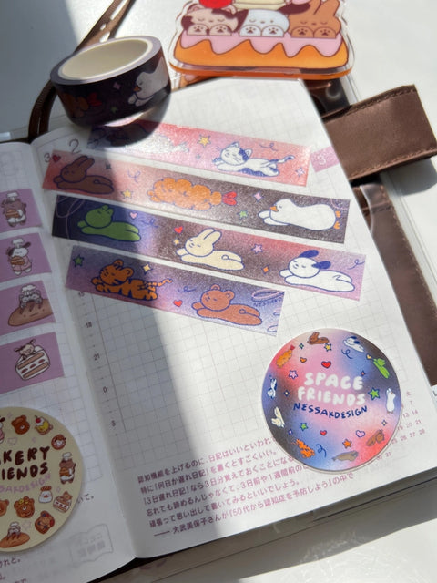 Space Friends Washi Tape
