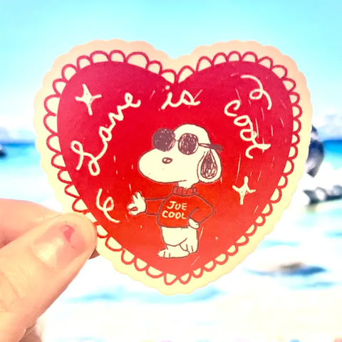 Love Is Cool Sticker