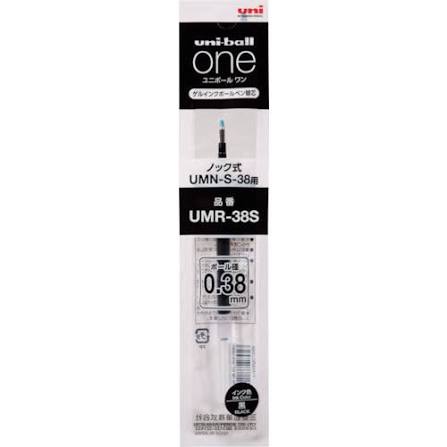 Uni-Ball One P Gel Pen 0.38mm REFILL - Black