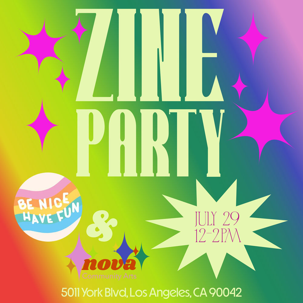 Zine Party with Nova Community Arts