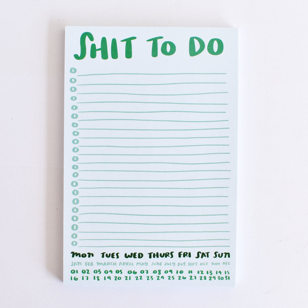 Shit to do notepad