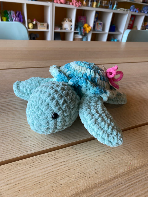 Hand-Made Crochet Sea Turtle Plushie