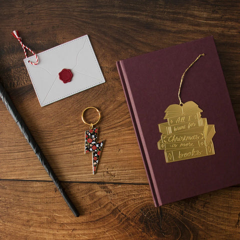 Stacked Books Ornament