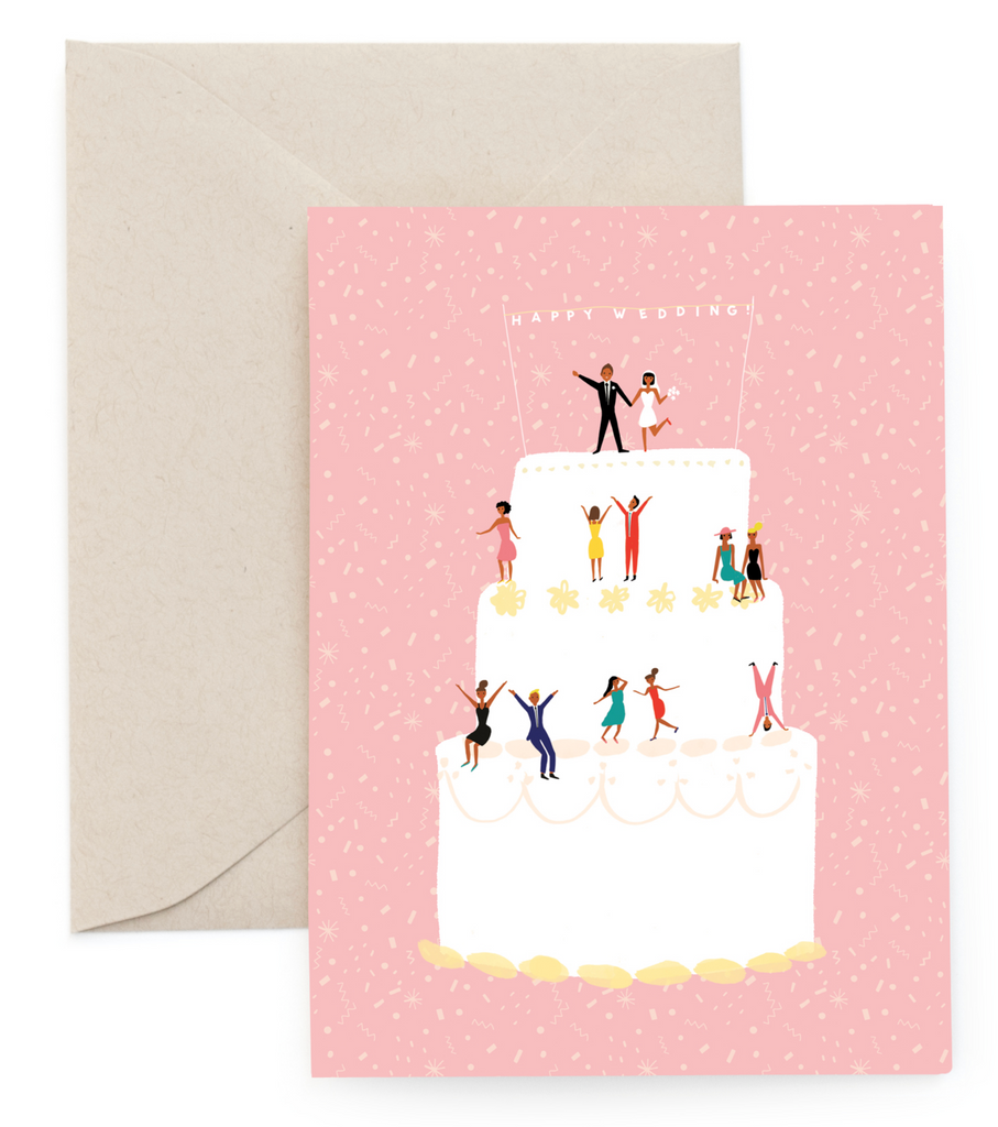 Wedding Cake - Greeting Card