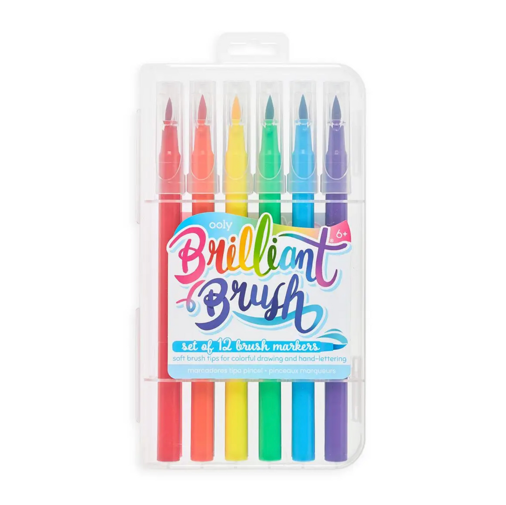 Brilliant Brush Markers - set of 12