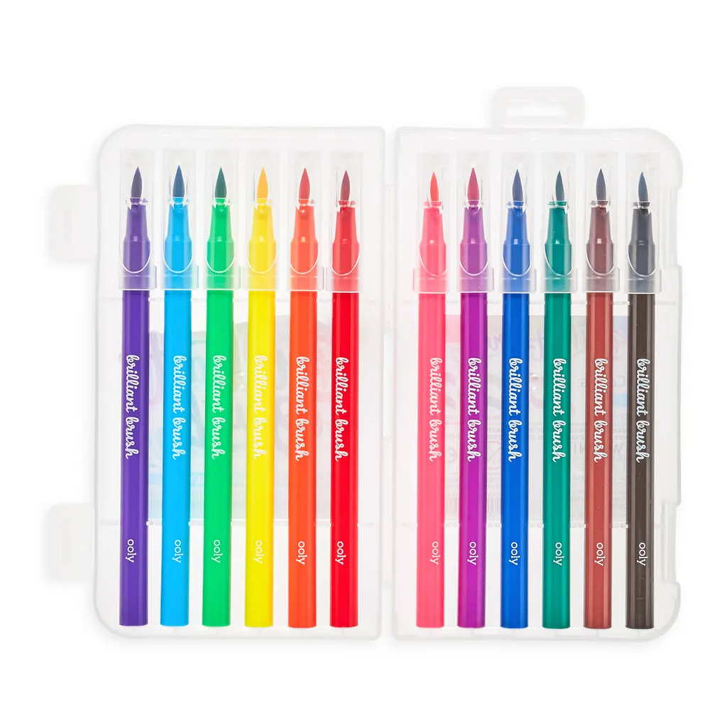 Brilliant Brush Markers - set of 12