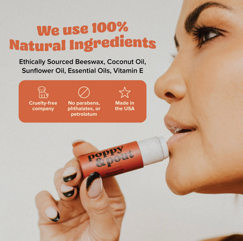 Lip Balm, Pomegranate Peach