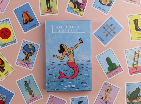 Millennial Loteria Board Game