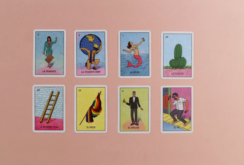 Millennial Loteria Board Game