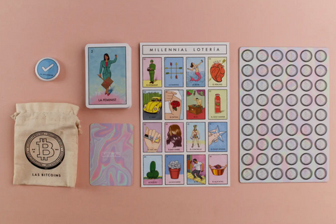 Millennial Loteria Board Game