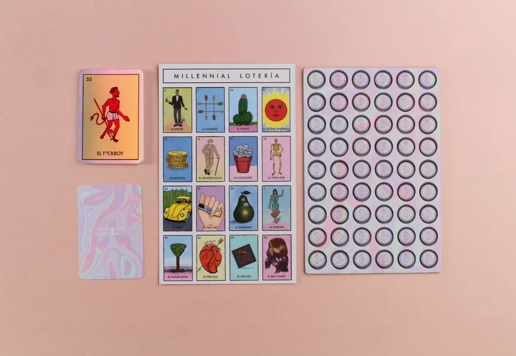 Millennial Loteria Board Game: El Adult Expansion Pack