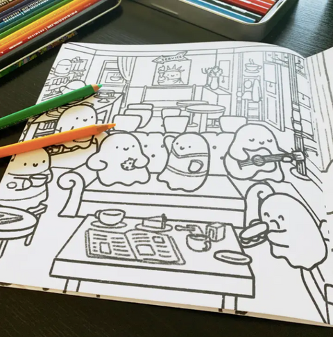 Ghost Coloring Book