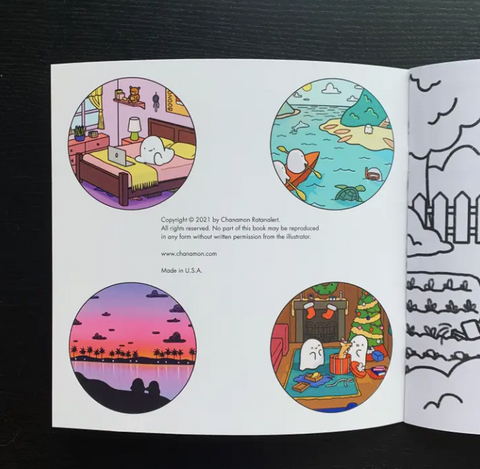Ghost Coloring Book