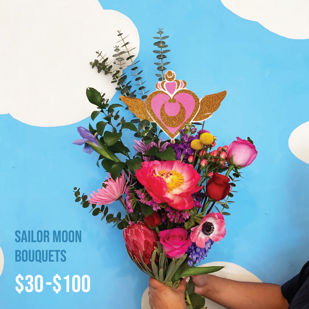 Sailor Moon Inspired Floral Bouquets